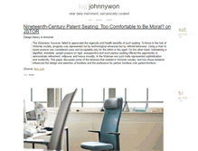Tablet Screenshot of log.johnnywon.com